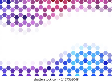 Light Blue, Green vector texture with colorful hexagons. Colorful hexagons on blur backdrop. Pattern for ads, leaflets. Light Blue, Green vector texture with colorful hexagons. Colorful hexagons on blur backdrop. Pattern for ads, leaflets.