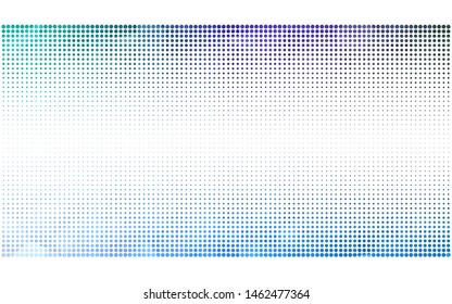 Light Blue, Green vector  texture with disks. Illustration with set of shining colorful abstract circles. Design for your business advert.