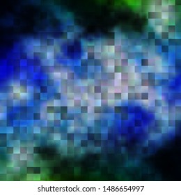 Light Blue, Green vector texture in rectangular style. New abstract illustration with rectangular shapes. Design for your business promotion.