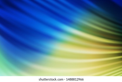 Light Blue, Green vector texture with wry lines. Brand new colorful illustration in simple style. Abstract design for your web site.