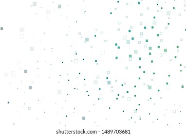 Light Blue, Green vector texture with rectangular style. Modern abstract illustration with colorful rectangles. Pattern for busines booklets, leaflets.