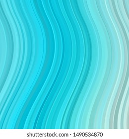 Light Blue, Green vector texture with curves. Brand new colorful illustration with bent lines. Pattern for booklets, leaflets.