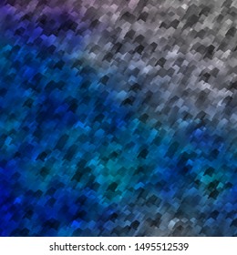 Light Blue, Green vector texture with colorful hexagons. Glitter abstract illustration in hexagonal style. Pattern for ads, leaflets.