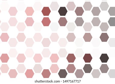 Light Blue, Green vector texture with colorful hexagons. Abstract illustration with colorful hexagons. Pattern for ads, leaflets.