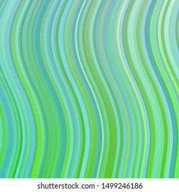 Light Blue, Green vector texture with curves. Abstract illustration with gradient bows. Template for your UI design.