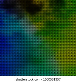 Light Blue, Green vector texture in rectangular style. Abstract gradient illustration with rectangles. Best design for your ad, poster, banner.