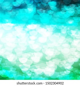 Light Blue, Green vector texture with disks. Modern abstract illustration with colorful circle shapes. Pattern for wallpapers, curtains.