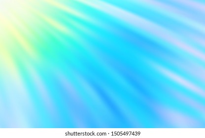 Light Blue, Green vector texture with colored lines. Glitter abstract illustration with colorful sticks. Pattern for ads, posters, banners.