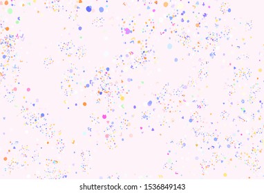 Light Blue, Green vector texture with abstract forms. Modern abstract illustration with colorful random forms. Simple design for your web site.