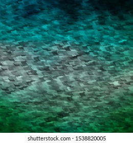 Light Blue, Green vector texture with triangular style. Decorative design in abstract style with triangles. Best design for posters, banners.