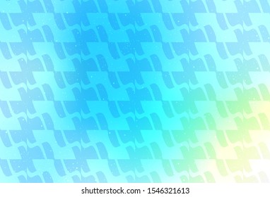 Light Blue, Green vector texture with colored lines. Colorful shining illustration with lines on abstract template. Pattern for ads, posters, banners.