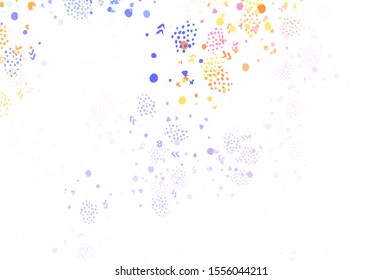 Light Blue, Green vector texture with abstract forms. Modern abstract illustration with colorful random forms. Simple design for your web site.
