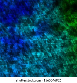 Light Blue, Green vector texture with lines, triangles. Shining abstract illustration with colorful triangles. Template for landing pages.