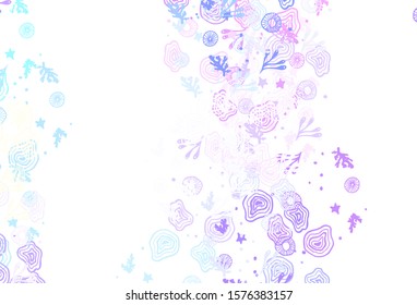 Light Blue, Green vector texture with abstract forms. Simple colorful illustration with abstract gradient shapes. Background for a cell phone.