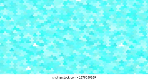 Light Blue, Green vector texture in rectangular style. New abstract illustration with rectangular shapes. Best design for your ad, poster, banner.