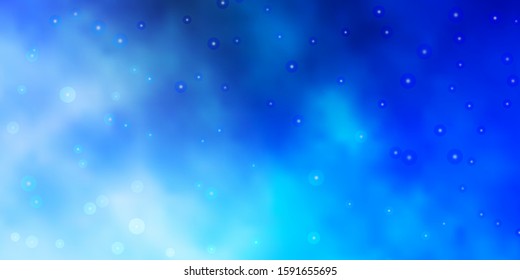Light Blue, Green vector texture with beautiful stars. Modern geometric abstract illustration with stars. Best design for your ad, poster, banner.