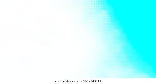 Light Blue, Green vector texture with disks. Abstract colorful disks on simple gradient background. Pattern for websites.