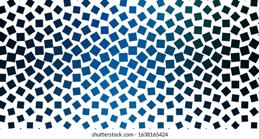 Light Blue, Green vector texture in rectangular style. Modern design with rectangles in abstract style. Design for your business promotion.