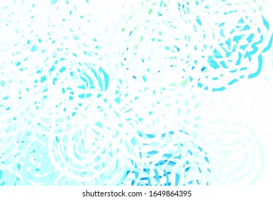 Light Blue, Green vector texture with abstract forms. Illustration with colorful gradient shapes in abstract style. Background for a cell phone.