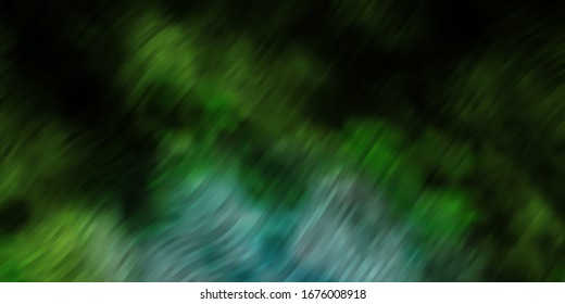 Light Blue, Green vector texture with wry lines. Brand new colorful illustration with bent lines. Best design for your ad, poster, banner.