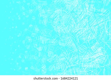 Hellblau, Grüne Vektorillustration Textur mit Poly-Stil mit Kreise, Würfel. Abstrakte Farbverlauf-Illustration mit Kreisen, Dreiecken, Würfeln. Kluges Design für Ihre Werbung.