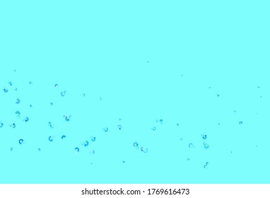 Light Blue, Green vector texture with rainbows, clouds. Abstract illustration with gradient rainbow shapes. Best design happy events.