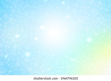 Light Blue, Green vector texture with colored lines. Modern geometrical abstract illustration with Lines. Pattern for your busines websites.