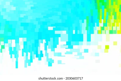 Light Blue, Green vector texture in rectangular style. Glitter abstract illustration with rectangular shapes. Pattern can be used for websites.