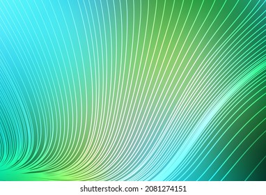 Light Blue, Green vector texture with colored lines. Blurred decorative design in simple style with lines. Pattern for ads, posters, banners.