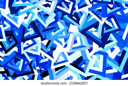 Light Blue, Green vector texture with abstract forms. Modern abstract illustration with colorful random forms. Modern design for your business card.