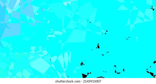 Light blue, green vector texture with memphis shapes. Simple design in abstract style with gradient forms. Smart design for your business.