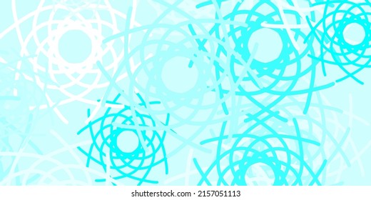 Light Blue, Green vector texture with memphis shapes. Illustration with colorful shapes in abstract style. Simple illustration for your web site.