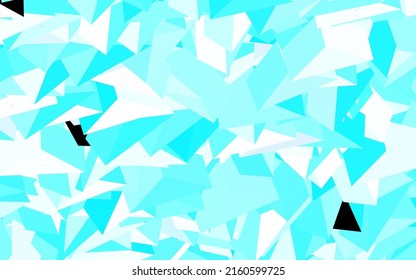 Light Blue, Green vector texture with triangular style. Abstract gradient illustration with triangles. Simple design for your web site.