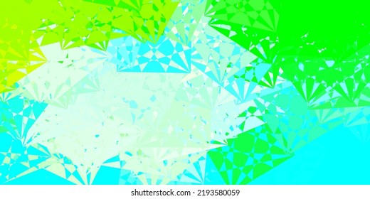 Light Blue, Green vector texture with memphis shapes. Simple design in abstract style with gradient forms. Elegant design for wallpaper set.