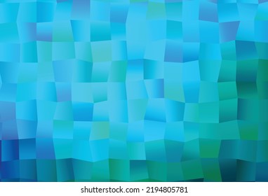 Light Blue, Green vector texture with rectangular style. Abstract gradient illustration with rectangles. Pattern for busines booklets, leaflets.
