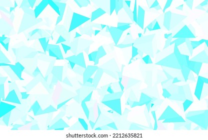 Light Blue, Green vector texture with triangular style. Abstract gradient illustration with triangles. Background for a cell phone.