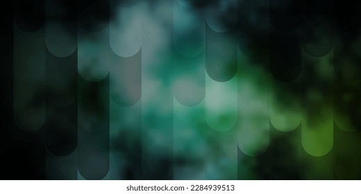 Azul claro, textura vectorial verde con líneas. Diseño abstracto degradado en un estilo sencillo con líneas nítidas. Patrón de anuncios, comerciales.