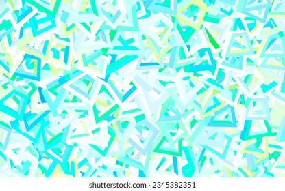 Light Blue, Green vector texture with abstract forms. Simple colorful illustration with abstract gradient shapes. Background for a cell phone.