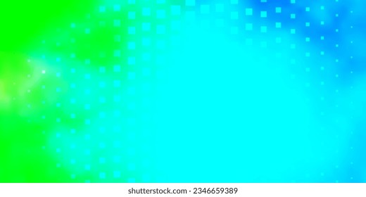 Light Blue, Green vector texture in rectangular style. New abstract illustration with rectangular shapes. Pattern for websites, landing pages.