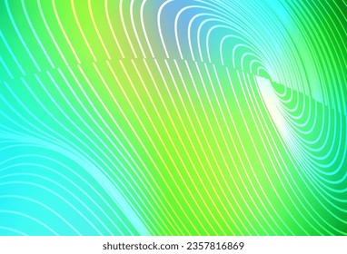 Azul claro, textura vectorial verde con líneas de color. Ilustración de color brillante con rayas nítidas. Patrón para los sitios web de su empresa.