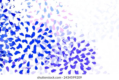 Light Blue, Green vector texture with abstract forms. Illustration with colorful gradient shapes in abstract style. Modern design for your business card.