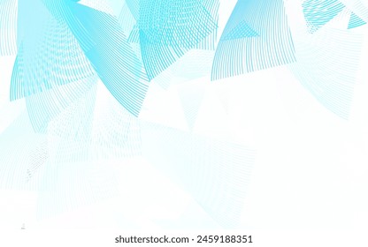 Azul claro, textura de Vector verde con estilo triangular. Diseño decorativo en estilo abstracto con triángulos. Plantilla moderna para landing page.