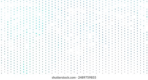 Light blue, green vector texture with disks. Illustration with set of shining colorful abstract spheres. Pattern for websites.