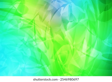 Light Blue, Green vector texture with abstract forms. Illustration with colorful gradient shapes in abstract style. Background for a cell phone.