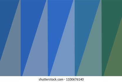 Light Blue, Green vector triangle mosaic texture. Shining polygonal illustration, which consist of triangles. The template for cell phone's backgrounds.