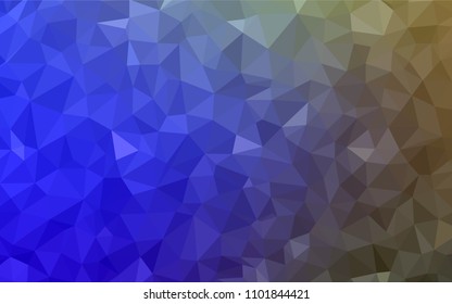 Light Blue, Green vector triangle mosaic texture. Colorful abstract illustration with triangles. Best triangular design for your business.