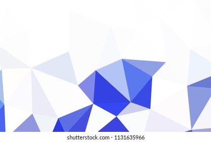 Light Blue, Green vector triangle mosaic cover. Creative geometric illustration in Origami style with gradient. Brand new design for your business.