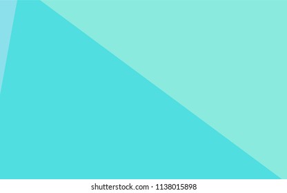 Light Blue, Green vector triangle mosaic cover. Geometric illustration in Origami style with gradient.  New template for your brand book.