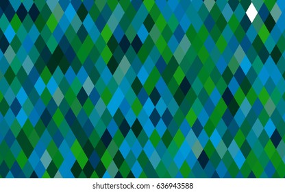 Light Blue, Green vector triangle mosaic template. An elegant bright illustration with gradient. Brand-new style for your business design.