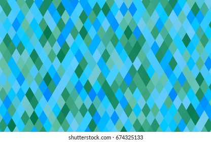 Light Blue, Green vector triangle mosaic background. A completely new color illustration in a vague style. The completely new template can be used for your brand book. Light Blue, Green vector triangle mosaic background. A completely new color illustration in a vague style. The completely new template can be used for your brand book.